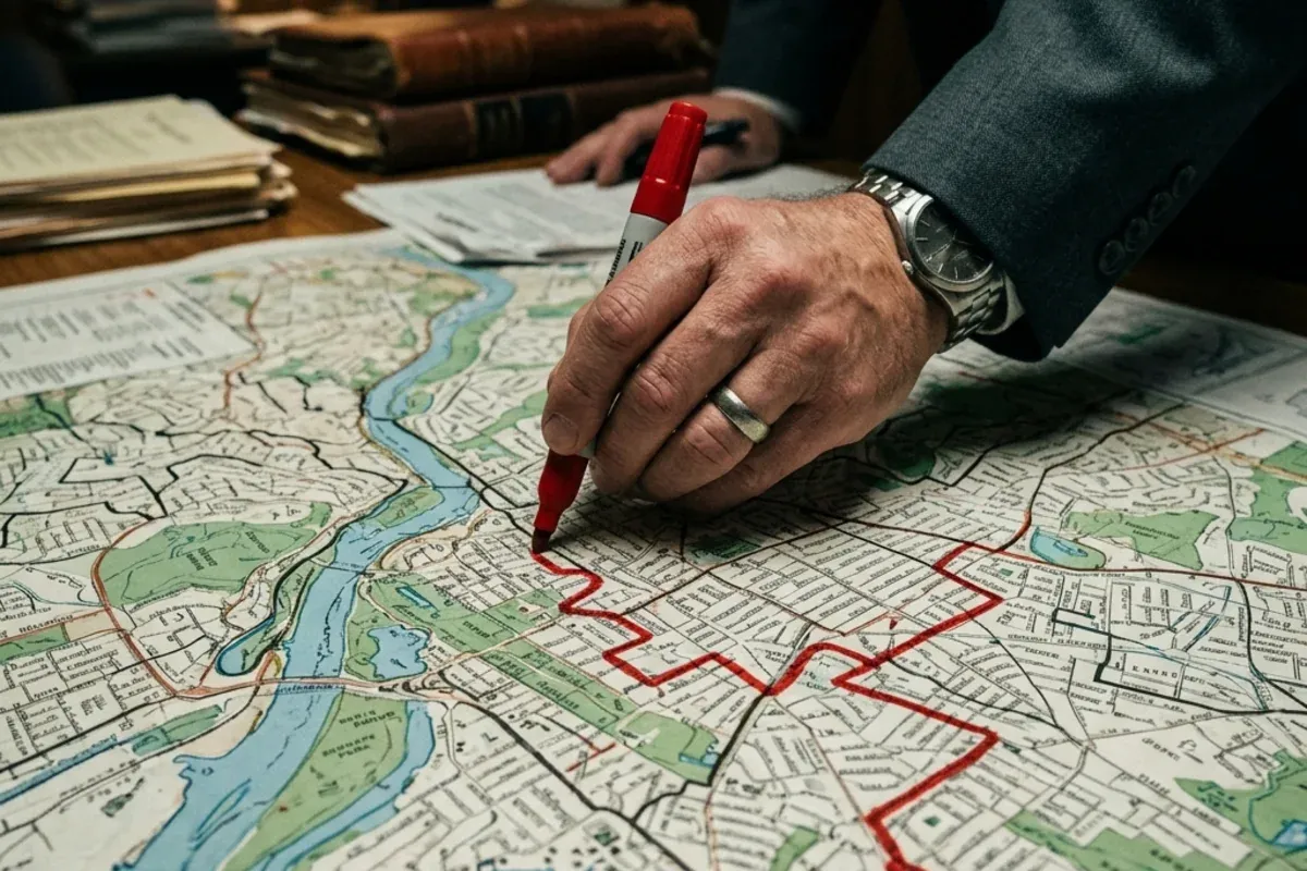 Drawing district lines to choose voters