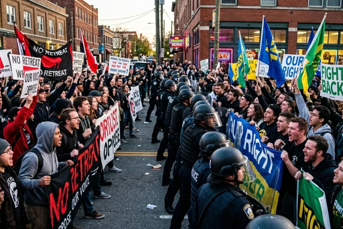 Political polarization