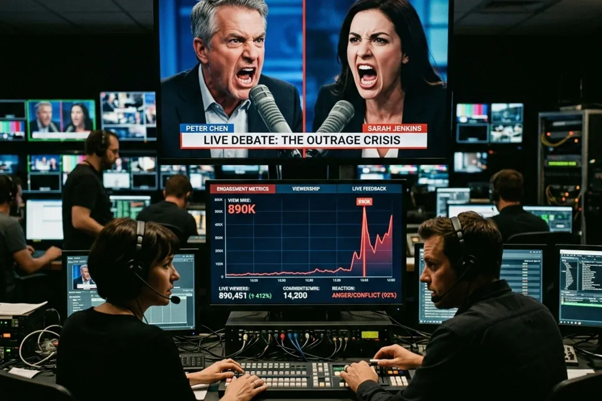 Engagement algorithms reward outrage
