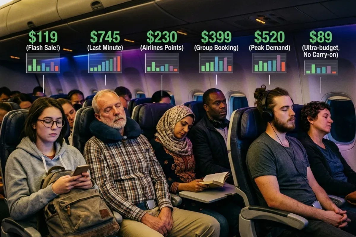 Same flight, different prices